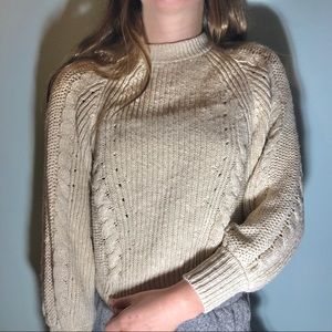 American Eagle Textured Turtleneck Sweater